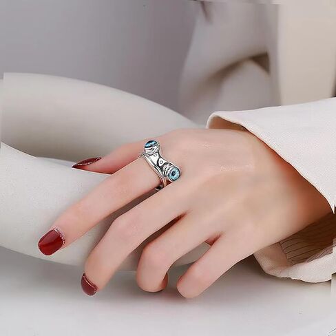 Silver Plated Frog Rings for Women Adjustable Frog Ring Frog Animal Finger Ring in Saudi Arabia