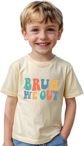 Boys Last Day of School Shirt for Kids Girls Toddler Tops Graphic Tee Short Sleeve 3-8T in Saudi Arabia
