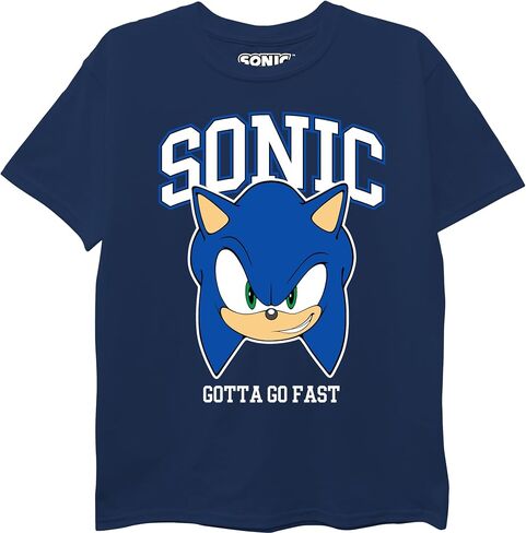تي شيرتات للأولاد برسومات Sonic The Hedgehog أو Shadow - تيشيرتات SEGA الرسمية - ملابس ألعاب للأطفال الصغار والصغار والكبار in Kuwait