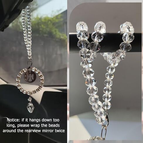 Guardian Angel Suncatcher for Car Mirror Hanging Drive Safe Gift - Never Drive Faster Than Your Guardian Angel Can Fly Car Charm, Crystal Sun Catcher Rear View Mirror Hanging Accessories in Saudi Arabia