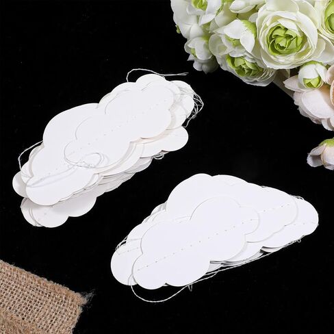2Pcs Cloud Decorations, Hanging Clouds for Ceiling, Fake Cloud Artificial Clouding Props, White Clouds Cutouts String Banners for School Craft Projects Bulletin Board Party in Saudi Arabia