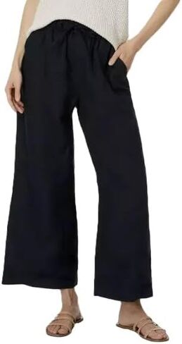 Splendid Ladies' Wide Leg Tencel Pants (US, Alpha, Small, Regular, Regular, Black) in Kuwait