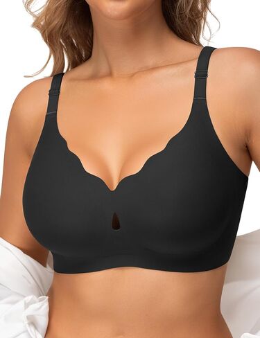 JulyGirl Jelly Bras for Women Wireless Push Up Bra Seamless Bras for Women Full Coverage Bra in Saudi Arabia