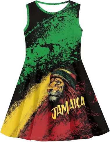 Uourmeti Sleeveless Summer Dresses for Girls Sundresses Size 3-16 in Saudi Arabia