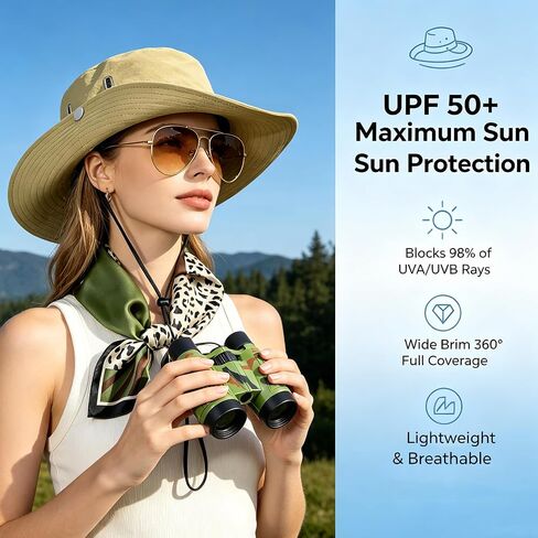 Hikkcos 5 Pcs Safari Costume for Women, Safari Explorer Outfit Set with Bucket Hat & Binoculars, Zoo Keeper Adventure Kit for Safari Party, Halloween Costumes in Kuwait