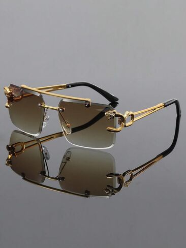 1pc Frameless Gradient Color Sunglasses in Kuwait
