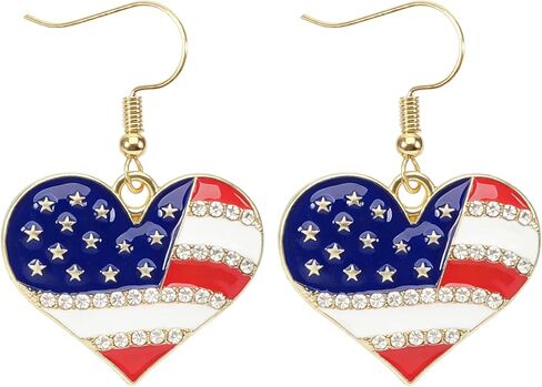 4th of July Earrings for Women Independence Day Patriotic Earring 250 Anniversary USA Accessories Gifts in Saudi Arabia