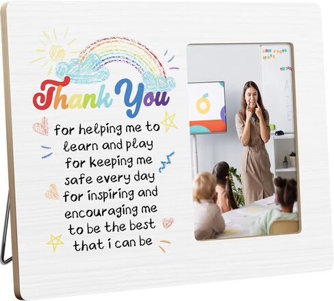 Thank You Gifts for Teacher, Appreciation Picture Frame, 4x6 Inch Photo in Saudi Arabia