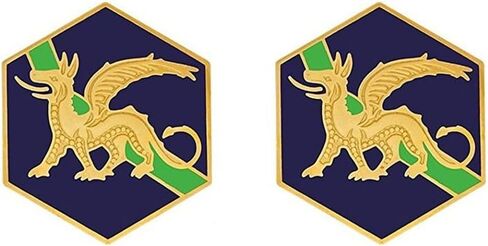 22nd Chemical US Army Unit Crest (PR) in Kuwait