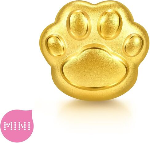 CHOW SANG SANG 999 Gold Charme Cute Paw Charm Bracelet for Women & Men 17cm 96560C in Kuwait