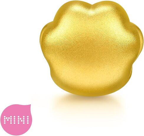CHOW SANG SANG 999 Gold Charme Cute Paw Charm Bracelet for Women & Men 17cm 96560C in Kuwait