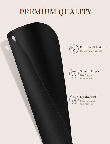 Boot Shapers, 16 Inches Boot Inserts to Keep Shape for Women and Men, Boot Holders to Hold Up Tall Boots, Reusable, Black Boot Stand Up Inserts, 4 Pack (2 Pairs) in Saudi Arabia