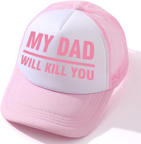 My dads Will Kills You Funny Hats for Womens Cool Washed Distressed Baseball in Kuwait