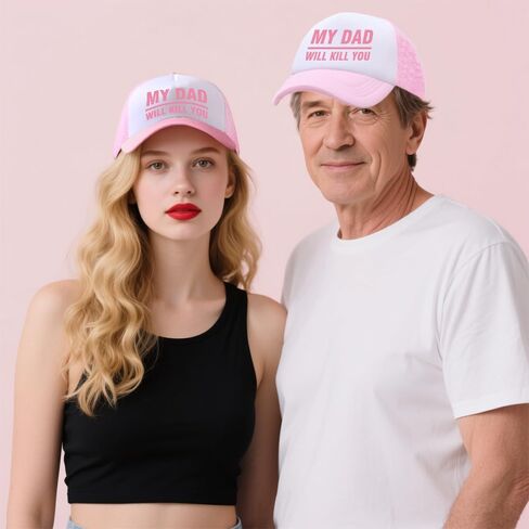 My dads Will Kills You Funny Hats for Womens Cool Washed Distressed Baseball in Kuwait