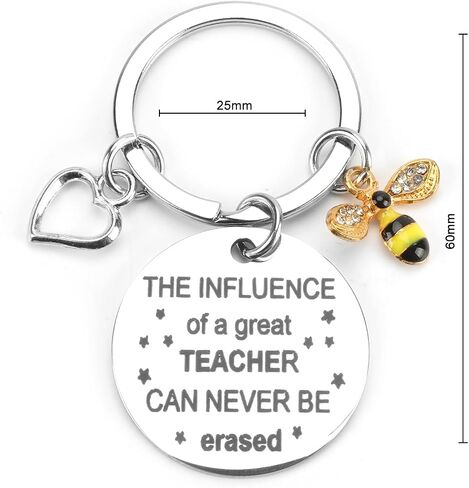 Teacher Keychain Appreciation Teachers Gift Bee Teachers Week Keychains in Kuwait