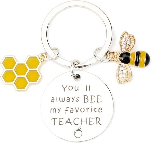 Teacher Keychain Appreciation Teachers Gift Bee Teachers Week Keychains in Kuwait