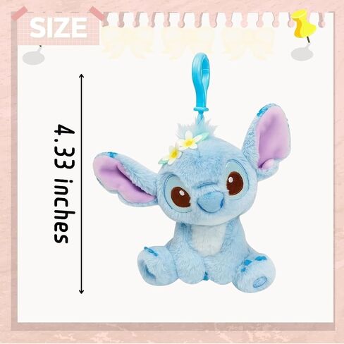 MINISO Disney Stitch Dreamy Charm Cute, delicate, soft and healing keychain, ideal for collection and gifting. in Saudi Arabia