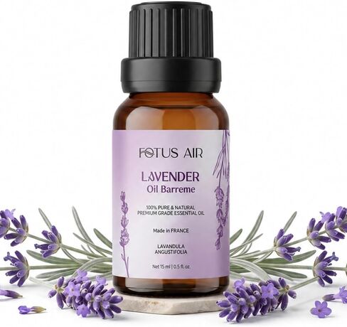 French Lavender Essential Oil 15ml, 100% Pure Natural Therapeutic Grade Undiluted, High Altitude Lavandula Angustifolia, Aromatherapy Diffuser Sleep & Relaxation, Haute Provence France in Saudi Arabia