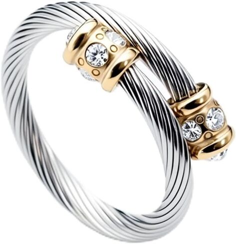 Cuff Pearl Ring, a Cable Ring Designed to Fit Finger Circumference Between 70mm-90mm in Saudi Arabia