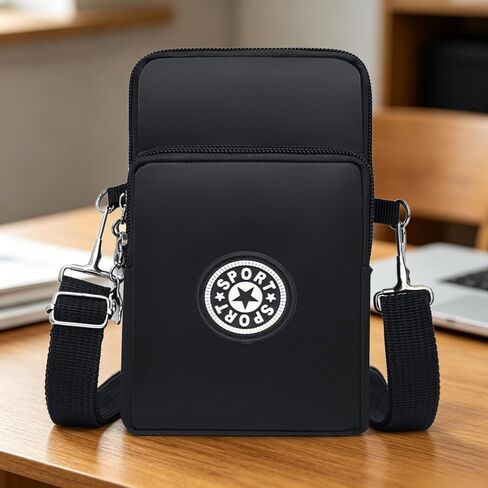 Travel Cell Phone Pouch Belt Pouch, Phone Holster Crossbody Bag with Shoulder Strap for Smartphone Walking Passport in Kuwait