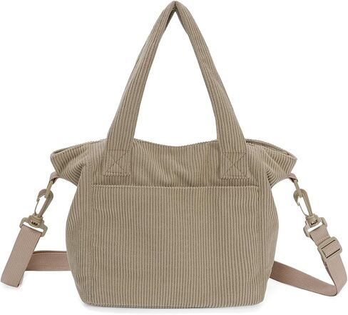 ECOHUB Small Crossbody Bags for Women Mini Tote Travel Purse Cute Corduroy Shoulder Handbag Wallet with RFID Blocking Slots in Kuwait