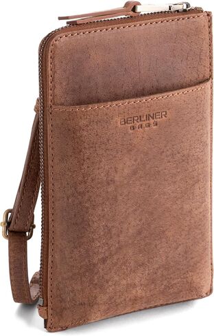 BERLINER BAGS Genuine Leather Cell Phone Purse Kim, Small Crossbody Bags for Women, Phone Wallet in Kuwait