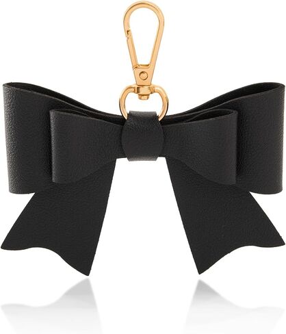 Leather Bag Charms for Handbags - Cute Bow Bag Charm, 3D Pink Coquette Purse Keychain, Coquette Key Chain Gift in Saudi Arabia