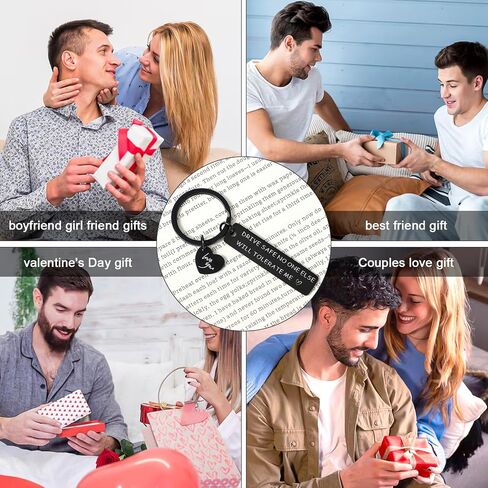 Ouligay Drive Safe Keychain for Him Boyfriend Birthday Christmas Gift for Him Husband Fiance Men Boyfriend Valentine's Day Bf Funny Romantic I Love You Presents Husband Gifts From Wife in Saudi Arabia