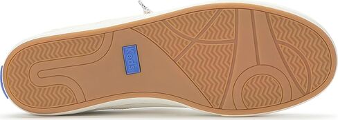 حذاء رياضي نسائي من Keds Center Iii سهل الارتداء، جلد أبيض ثلجي/كحلي، مقاس W 8.5 in Kuwait