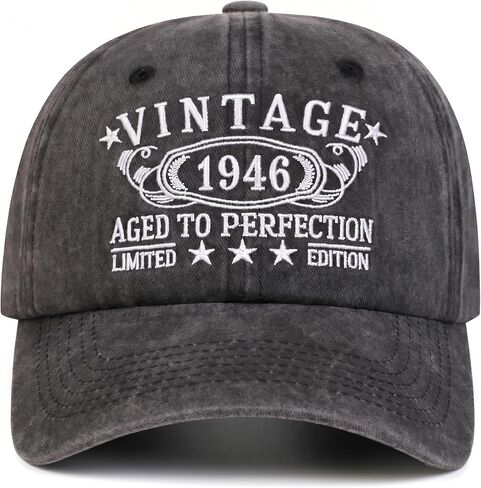 1936 1946 1951 1956 1961 1966 Vintage Hat, 60th-90th Birthday Gifts for Men Women in Saudi Arabia