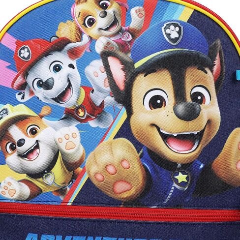 حقيبة ظهر BIOWORLD Boys Paw Patrol مقاس 16 بوصة مكونة من خمس قطع مع مجموعة غداء، وحقيبة أدوات، وسلسلة مفاتيح مصبوبة، وحلقة تسلق (طفل صغير/طفل كبير) أحمر مقاس واحد in Kuwait