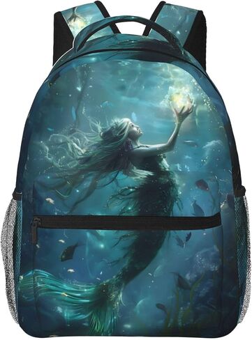 Elephant Backpack Gifts for Girls Boys Kids Teens, Travel Backpacks Laptop Rucksack, Bookbag, Elephant & Fairy Moonlit Back Pack Accessories Bags for School, Work, Outdoor Adventures in Kuwait