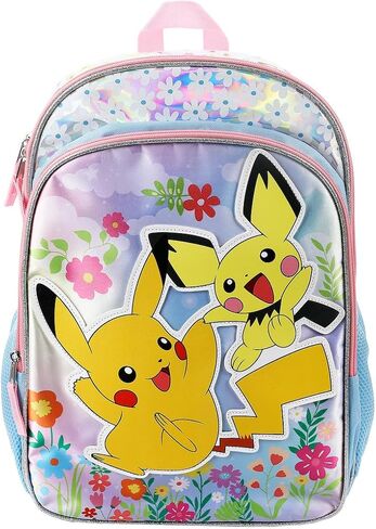 Bioworld Pokemon Pikachu & Pichu Youth 16" Satin Backpack in Kuwait