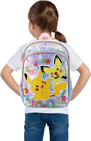 Bioworld Pokemon Pikachu & Pichu Youth 16" Satin Backpack in Kuwait