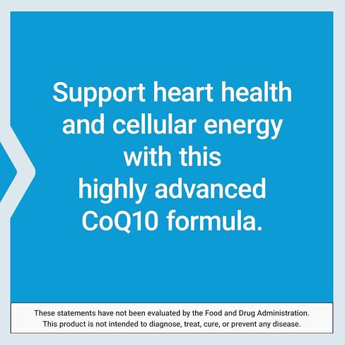 Life Extension AmpliQ CoQ10, Heart Health, Kidney and Liver Health, ubiquinone 100 mg, Advanced Formula, Gluten Free, Non-GMO, Vegetarian, 60 Capsules in Kuwait