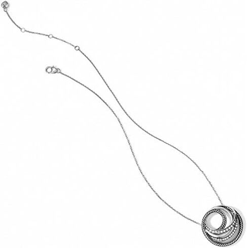 Brighton Neptune's Rings Short Necklace (Silver) in Saudi Arabia
