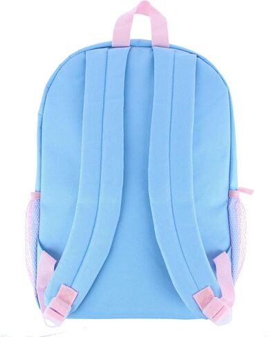 Fast Forward Kids Backpack & Lunch Bag Set –Stitch & Angel 16" Lightweight School Bookbag with Insulated Lunch Bag – Perfect for Preschool & Elementary Girls in Kuwait