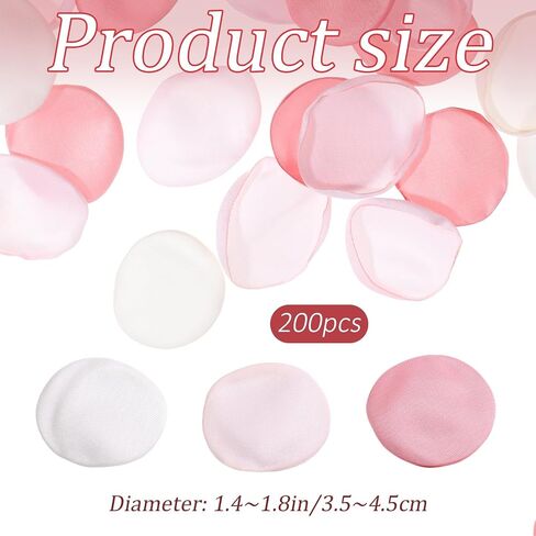 200 Pcs Fake Flower Petals Silk Rose Petals Artificial Flower Petal for Wedding Bridal Shower Romantic Night Aisle Reception Table Centerpieces Decor Pink in Kuwait