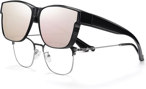 HAOLOTA Fit Over Sunglasses-Polarized for Men, Oversized Sun Glasses Square Shades UV400 Protection for Driving in Saudi Arabia