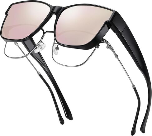 HAOLOTA Fit Over Sunglasses-Polarized for Men, Oversized Sun Glasses Square Shades UV400 Protection for Driving in Saudi Arabia