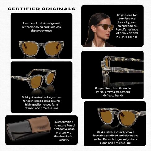 Persol PO3379S butterfly Shape Sunglasses With Official Eyewear Kit in Kuwait