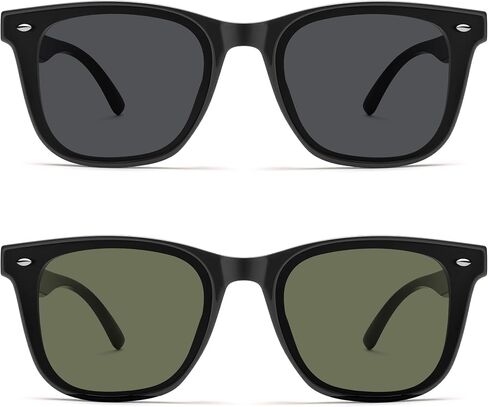 VANLINKER Trendy Retro Fashion Square Sunglasses for Women Men UV Protection Shades VL9931 in Kuwait
