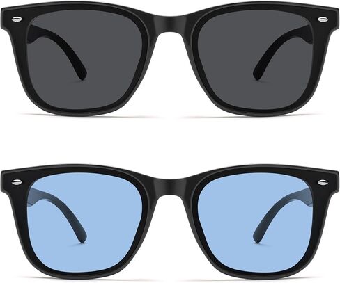 VANLINKER Trendy Retro Fashion Square Sunglasses for Women Men UV Protection Shades VL9931 in Kuwait
