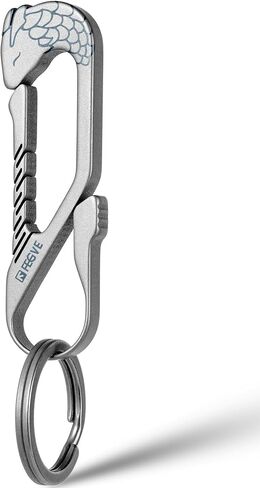FEGVE Titanium Pocket Key Chain Clip,Small Keychain Clip with Key Ring for Men Women in Saudi Arabia