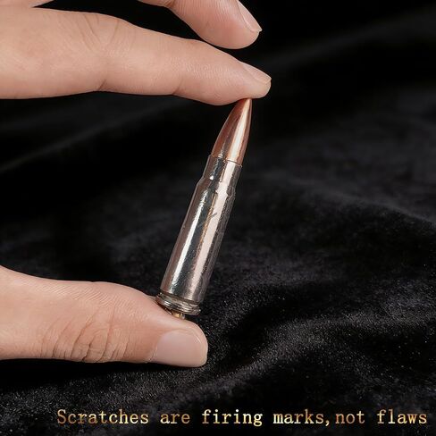 Bullet Keychain Real Fired Shell Casing Keyring Gift for Men Veterans Military Memorial Collectible Home Decor Accessories in Saudi Arabia
