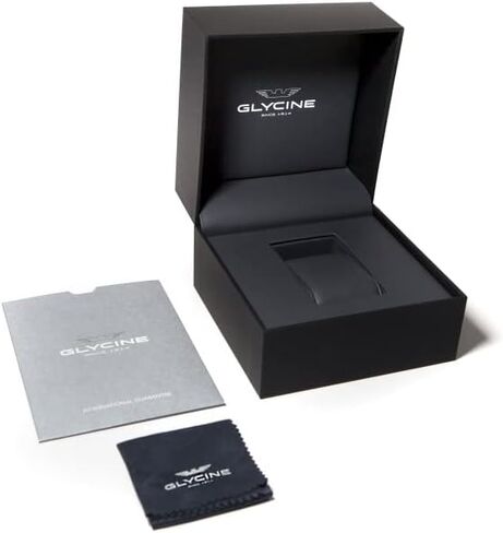 Glycine Men's Combat Sport GMT 42mm Black Dial Stainless Steel Watch GL0381 in Saudi Arabia