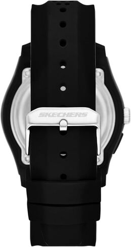 Skechers Men's Sellas Analog-Digital Black Silicone Watch (Model: SR5268) in Kuwait