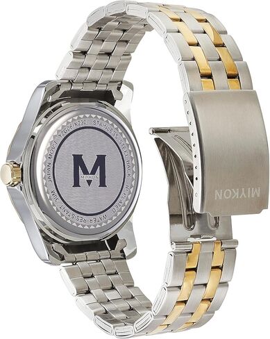 Miykon Dive Watches for Men | Casual Sports Analog Watch Men with Ion Polished Stainless Steel Bracelet | Luminous Hands, Scratch Resistant Glass, Japanese Quartz, 100ft Water Resistant in Saudi Arabia