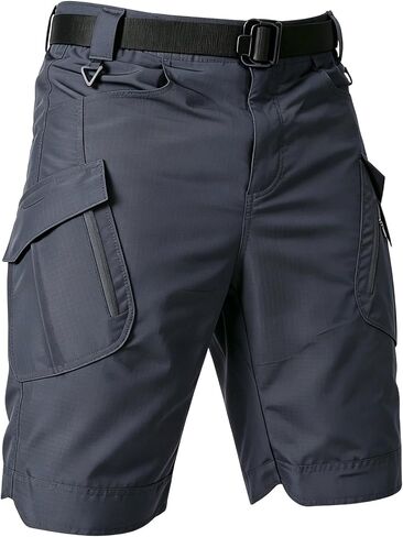 Men’s Tactical Cargo Shorts with Pockets Lightweight Casual Ripstop Hiking Fishing Outdoor Work Shorts in Kuwait