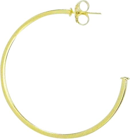 Sheila Fajl Perfect Hoop Earrings in Polished Gold Plated in Saudi Arabia
